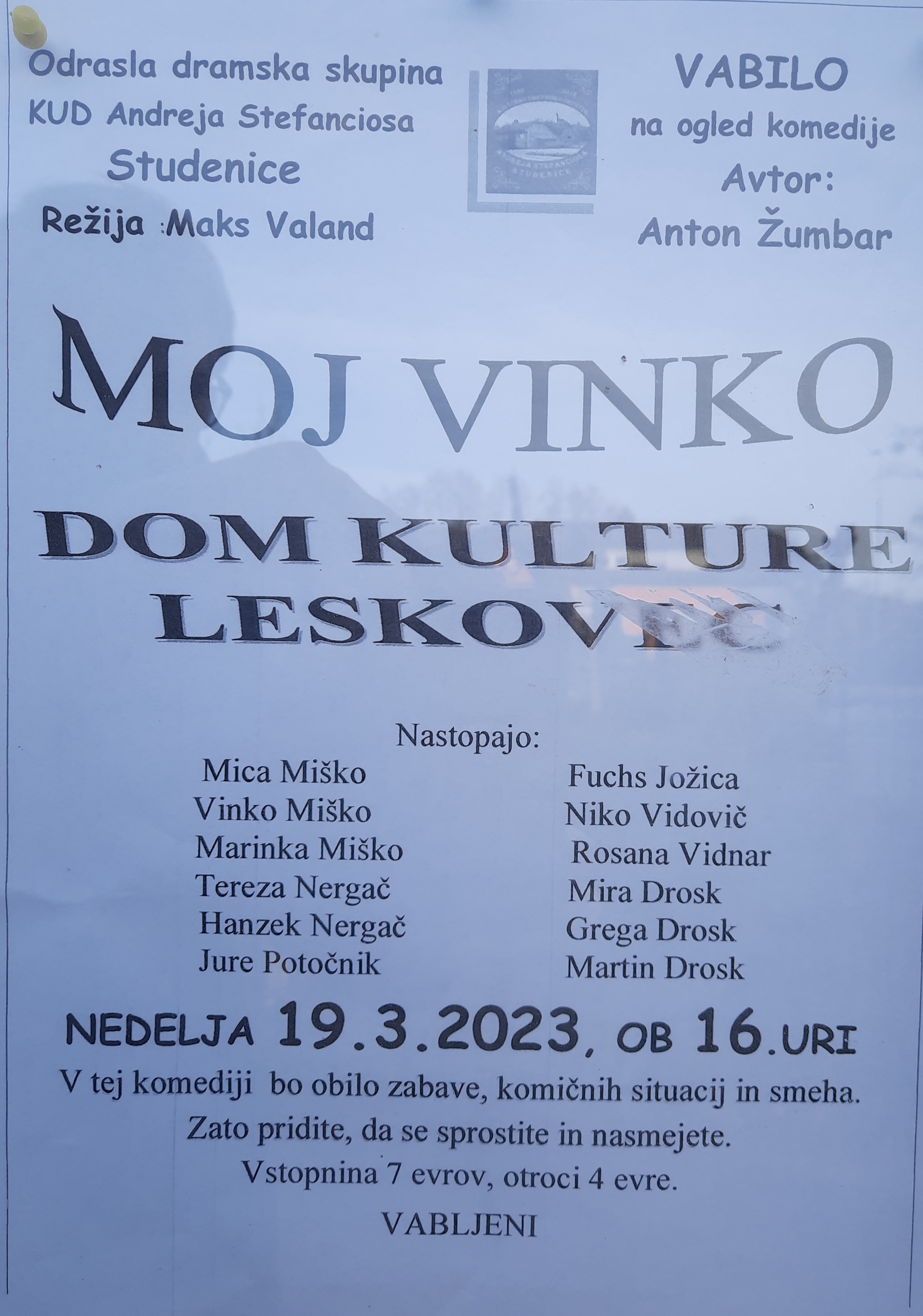 Predstava Moj Vinko